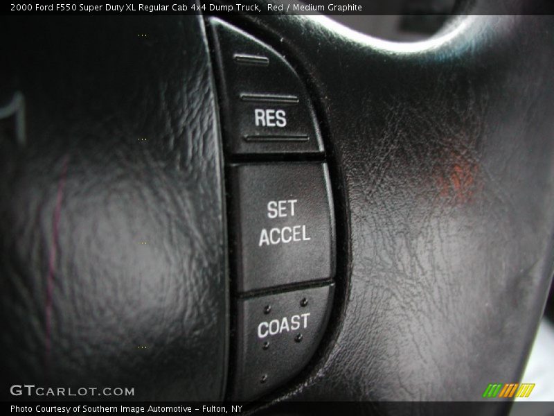 Red / Medium Graphite 2000 Ford F550 Super Duty XL Regular Cab 4x4 Dump Truck