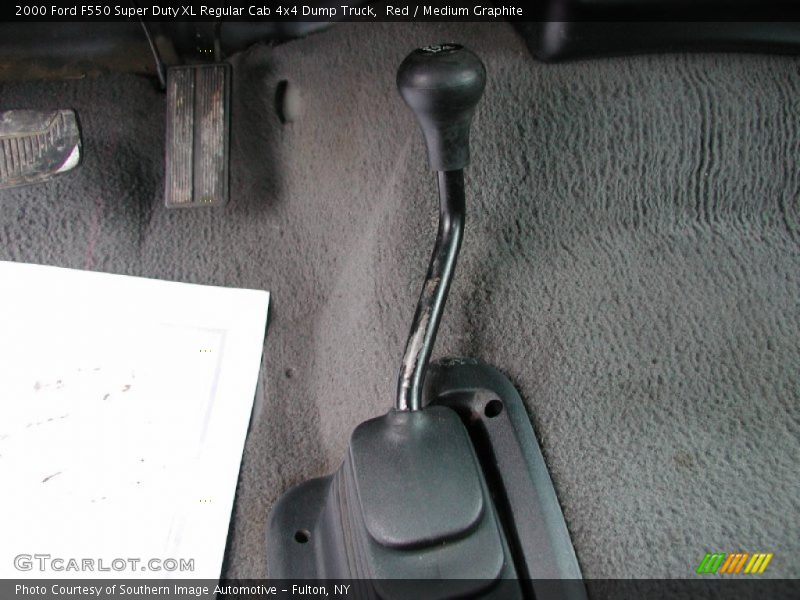 Red / Medium Graphite 2000 Ford F550 Super Duty XL Regular Cab 4x4 Dump Truck