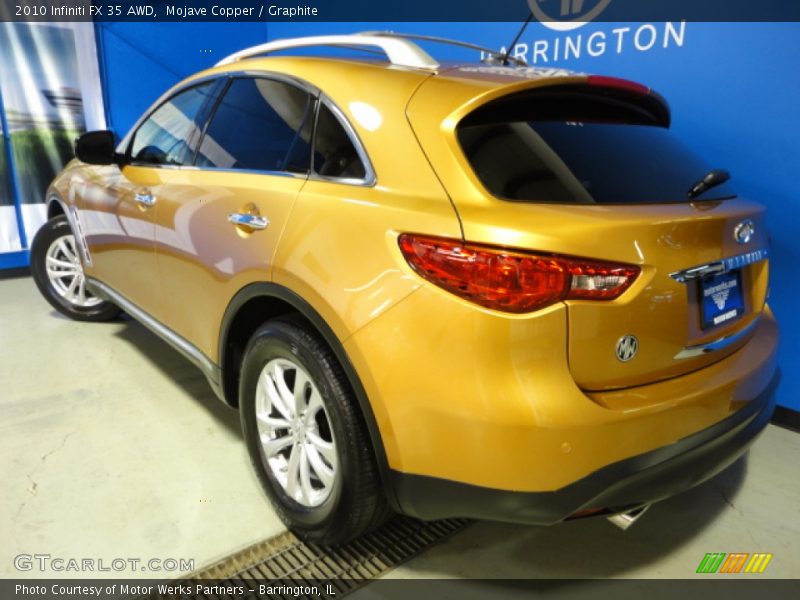 Mojave Copper / Graphite 2010 Infiniti FX 35 AWD