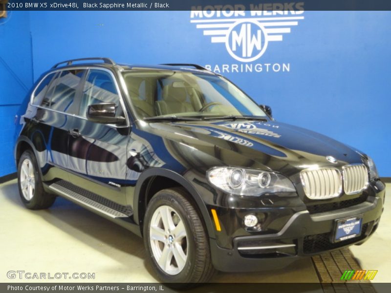 Black Sapphire Metallic / Black 2010 BMW X5 xDrive48i