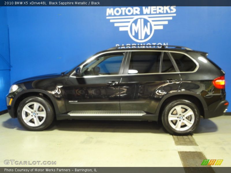 Black Sapphire Metallic / Black 2010 BMW X5 xDrive48i