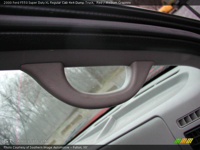 Red / Medium Graphite 2000 Ford F550 Super Duty XL Regular Cab 4x4 Dump Truck