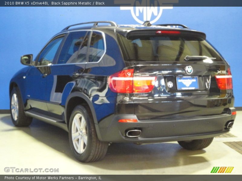 Black Sapphire Metallic / Black 2010 BMW X5 xDrive48i