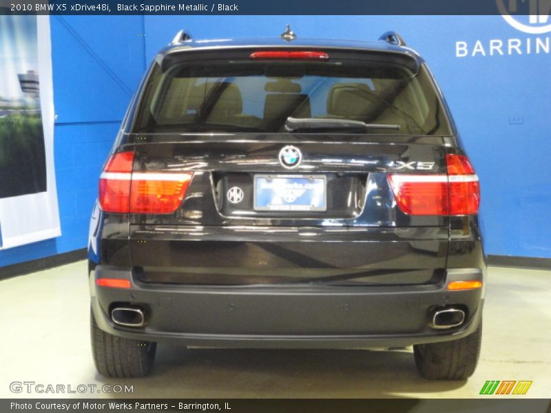 Black Sapphire Metallic / Black 2010 BMW X5 xDrive48i
