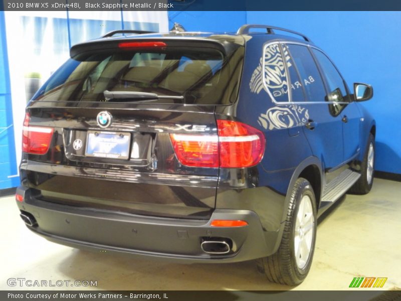 Black Sapphire Metallic / Black 2010 BMW X5 xDrive48i