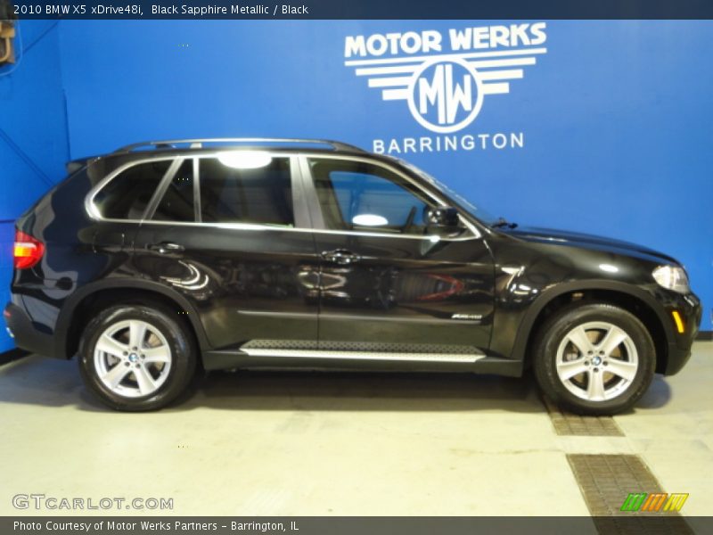 Black Sapphire Metallic / Black 2010 BMW X5 xDrive48i