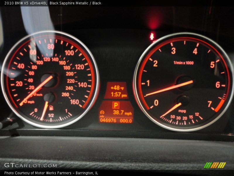  2010 X5 xDrive48i xDrive48i Gauges