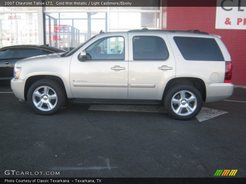 Gold Mist Metallic / Light Cashmere/Ebony 2007 Chevrolet Tahoe LTZ