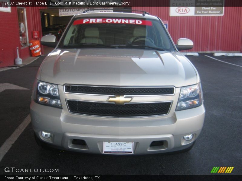 Gold Mist Metallic / Light Cashmere/Ebony 2007 Chevrolet Tahoe LTZ