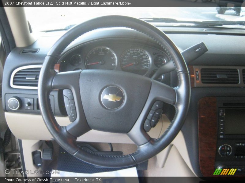 Gold Mist Metallic / Light Cashmere/Ebony 2007 Chevrolet Tahoe LTZ