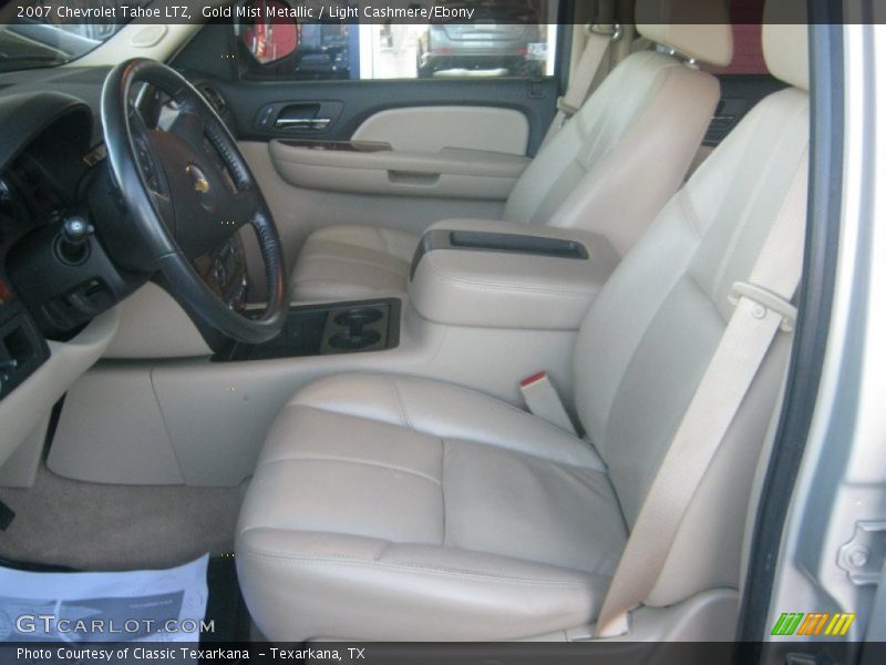 Gold Mist Metallic / Light Cashmere/Ebony 2007 Chevrolet Tahoe LTZ