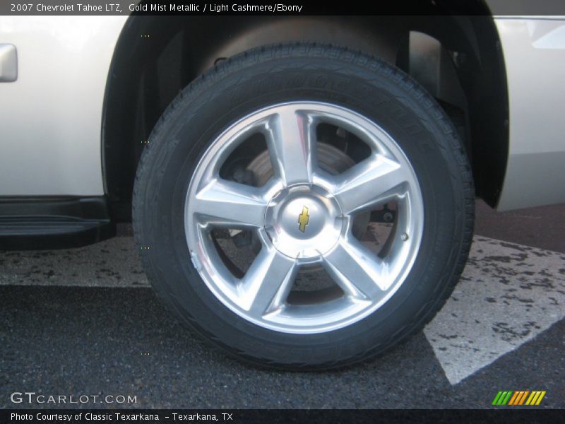 Gold Mist Metallic / Light Cashmere/Ebony 2007 Chevrolet Tahoe LTZ