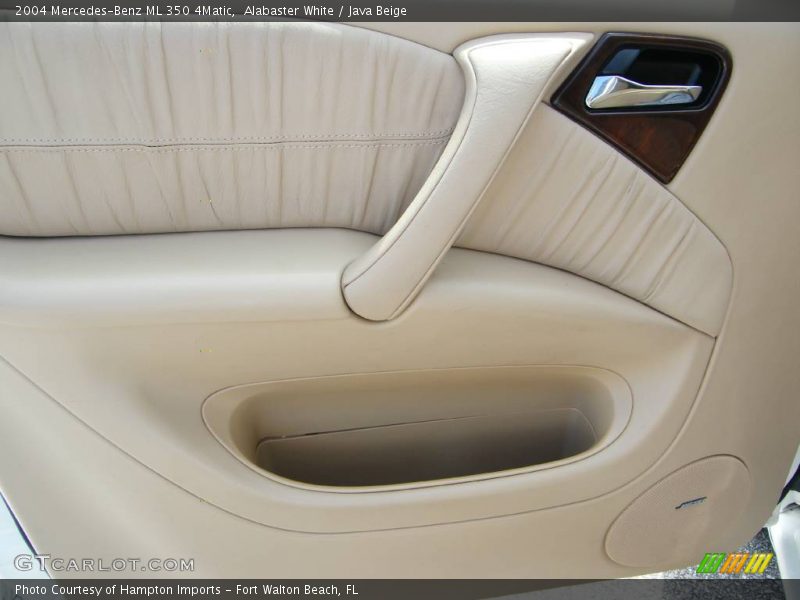 Alabaster White / Java Beige 2004 Mercedes-Benz ML 350 4Matic