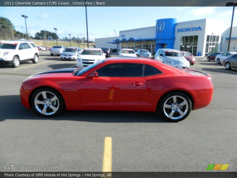 Victory Red / Black 2011 Chevrolet Camaro LT/RS Coupe