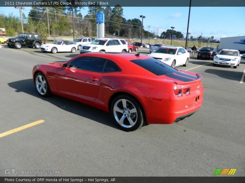 Victory Red / Black 2011 Chevrolet Camaro LT/RS Coupe