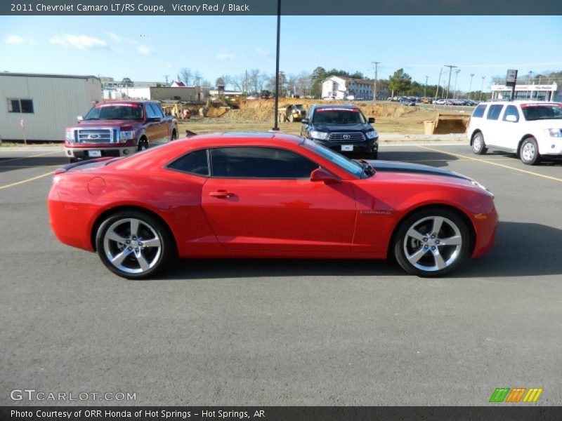 Victory Red / Black 2011 Chevrolet Camaro LT/RS Coupe
