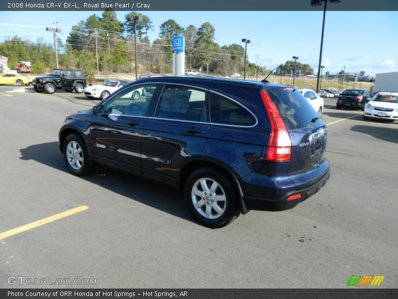 Royal Blue Pearl / Gray 2008 Honda CR-V EX-L