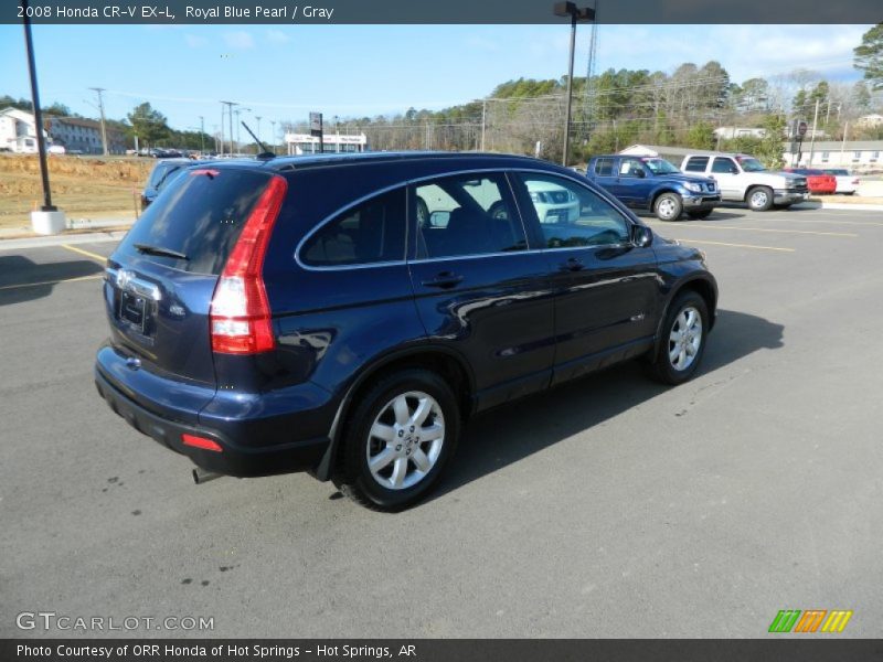 Royal Blue Pearl / Gray 2008 Honda CR-V EX-L