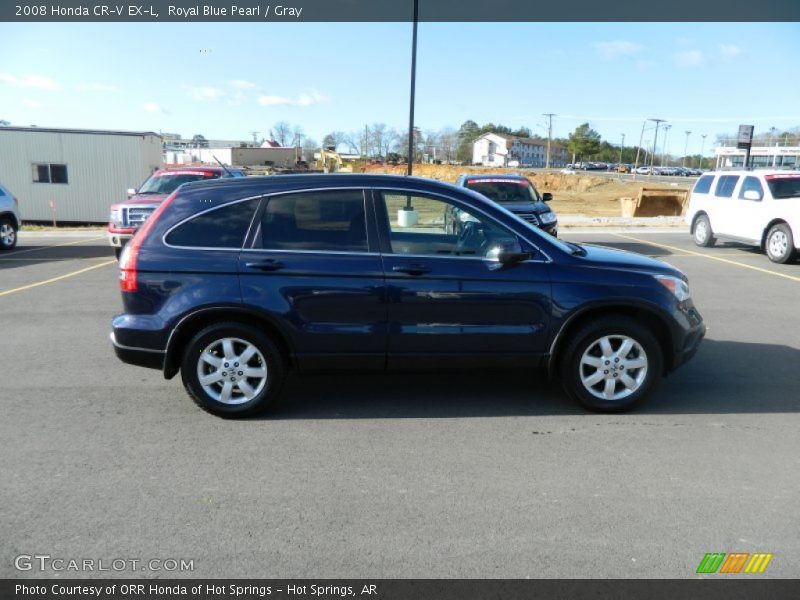 Royal Blue Pearl / Gray 2008 Honda CR-V EX-L