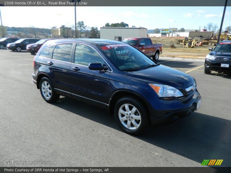 Royal Blue Pearl / Gray 2008 Honda CR-V EX-L