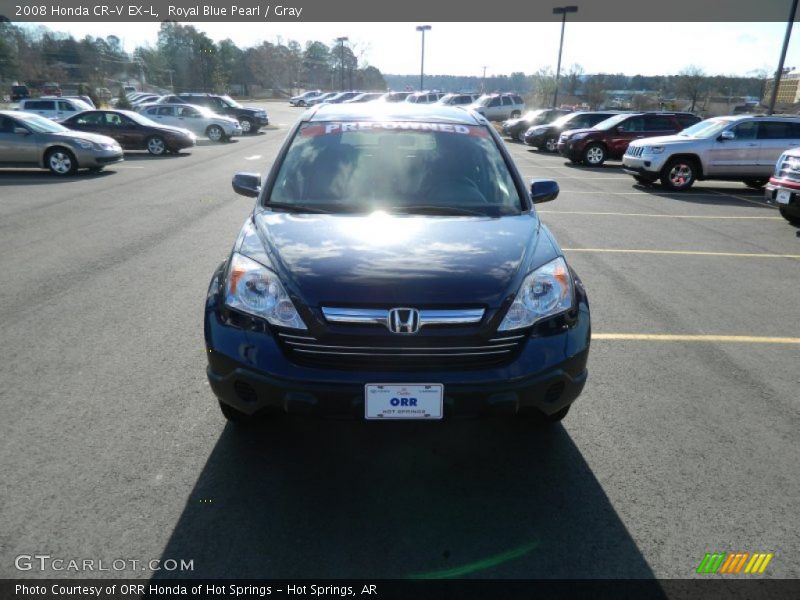 Royal Blue Pearl / Gray 2008 Honda CR-V EX-L