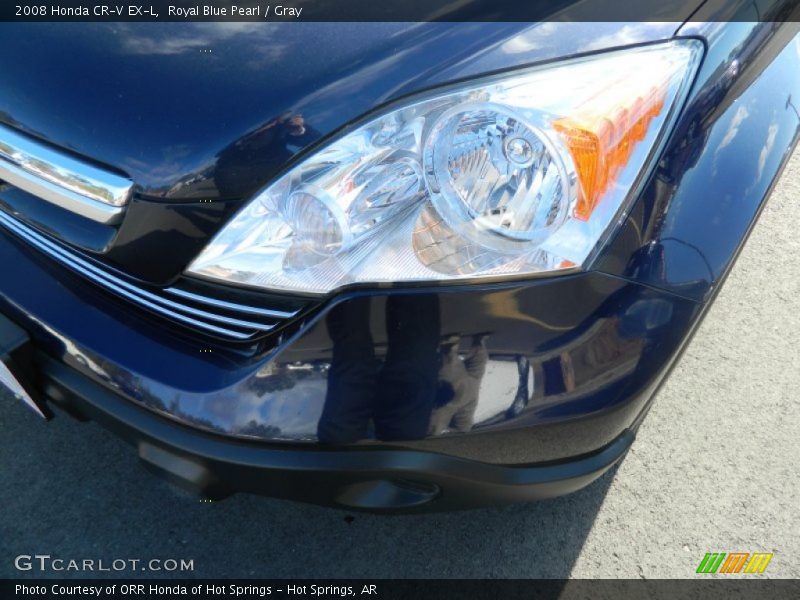 Royal Blue Pearl / Gray 2008 Honda CR-V EX-L