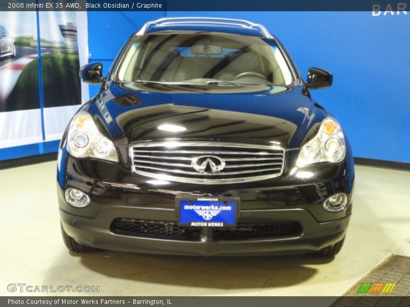 Black Obsidian / Graphite 2008 Infiniti EX 35 AWD
