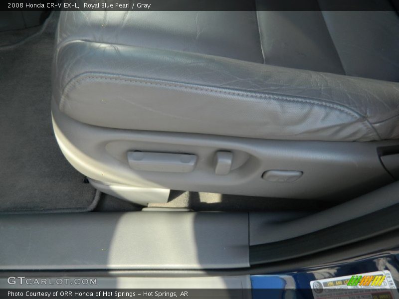 Royal Blue Pearl / Gray 2008 Honda CR-V EX-L