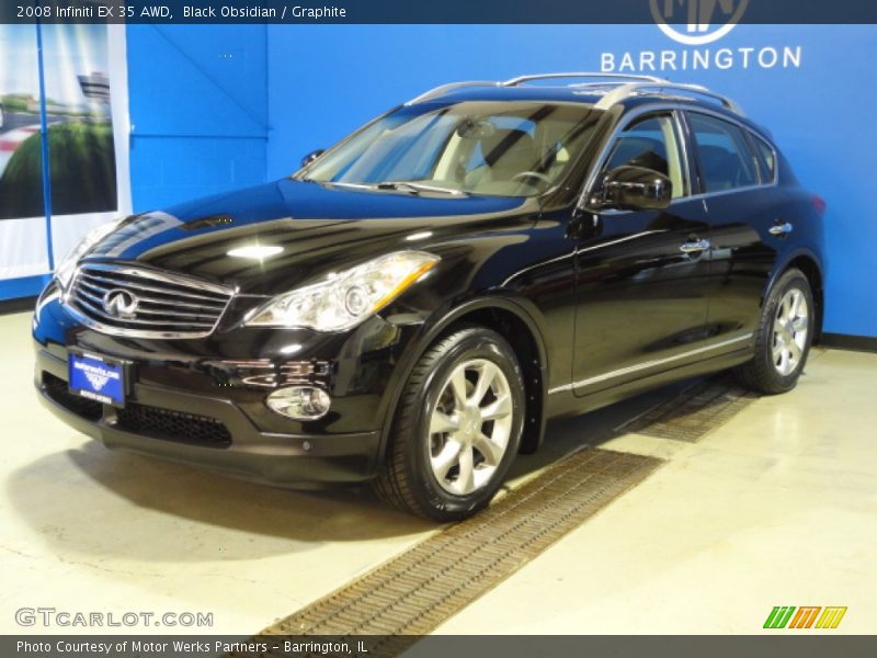 Black Obsidian / Graphite 2008 Infiniti EX 35 AWD