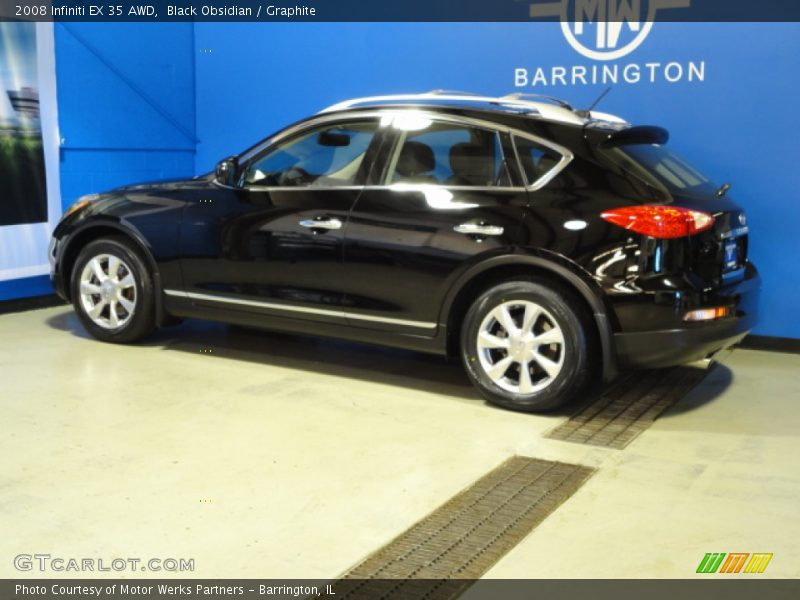 Black Obsidian / Graphite 2008 Infiniti EX 35 AWD