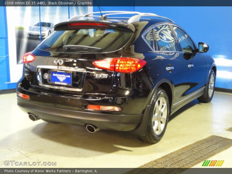 Black Obsidian / Graphite 2008 Infiniti EX 35 AWD