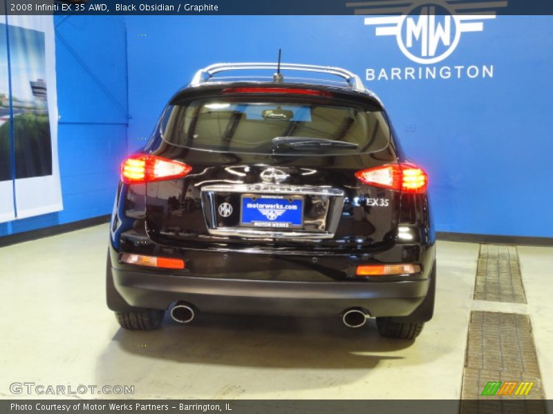 Black Obsidian / Graphite 2008 Infiniti EX 35 AWD
