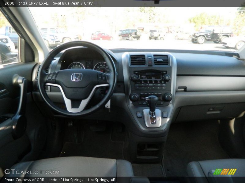 Royal Blue Pearl / Gray 2008 Honda CR-V EX-L