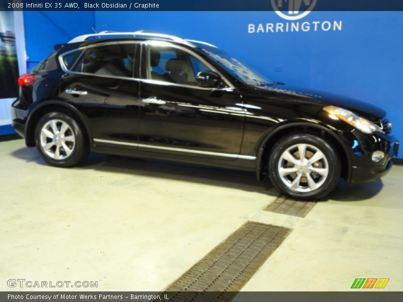 Black Obsidian / Graphite 2008 Infiniti EX 35 AWD