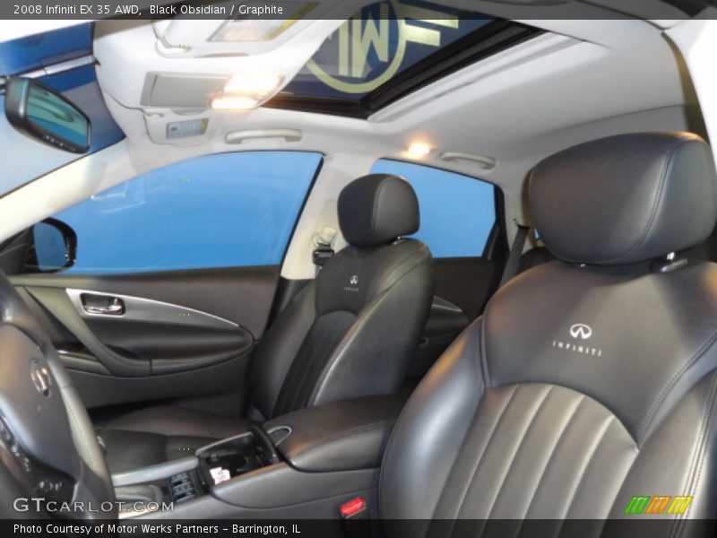 Black Obsidian / Graphite 2008 Infiniti EX 35 AWD