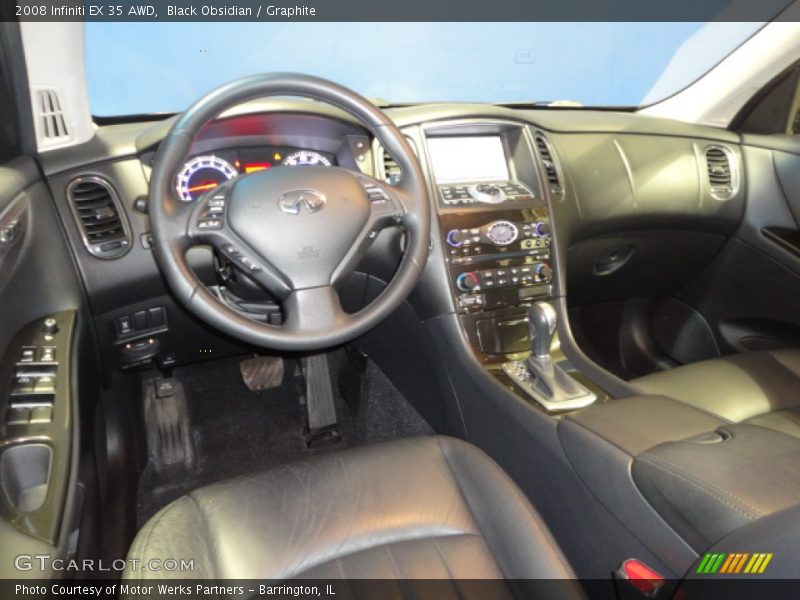 Black Obsidian / Graphite 2008 Infiniti EX 35 AWD