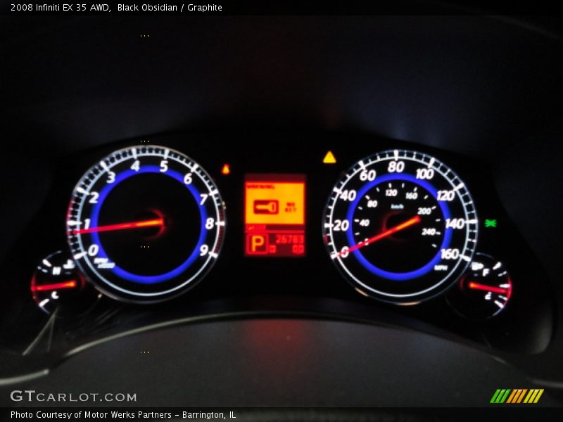 Black Obsidian / Graphite 2008 Infiniti EX 35 AWD