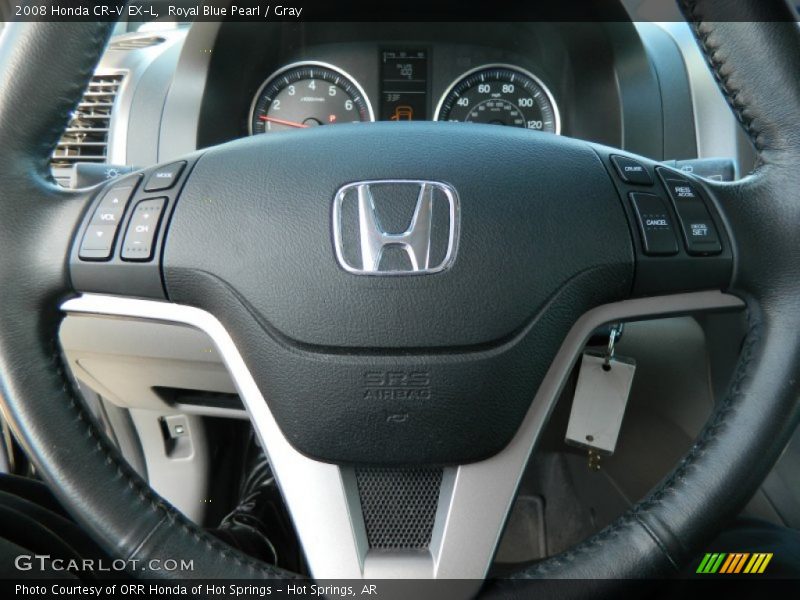 Royal Blue Pearl / Gray 2008 Honda CR-V EX-L