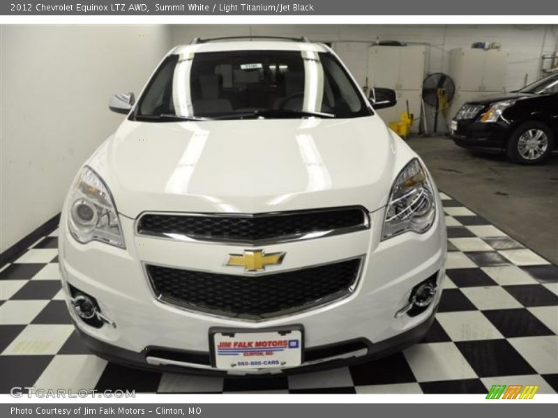 Summit White / Light Titanium/Jet Black 2012 Chevrolet Equinox LTZ AWD