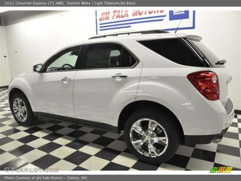 Summit White / Light Titanium/Jet Black 2012 Chevrolet Equinox LTZ AWD