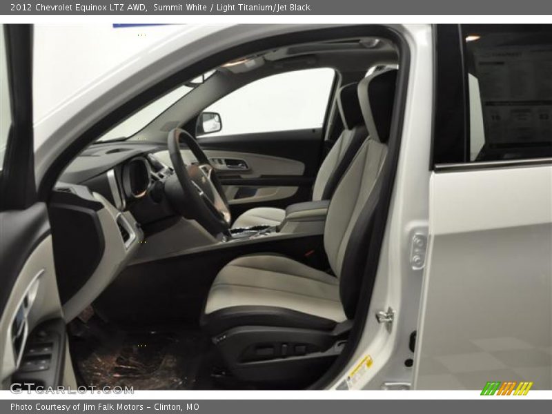  2012 Equinox LTZ AWD Light Titanium/Jet Black Interior