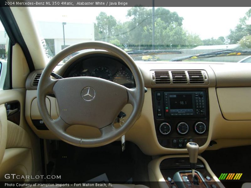 Alabaster White / Java Beige 2004 Mercedes-Benz ML 350 4Matic