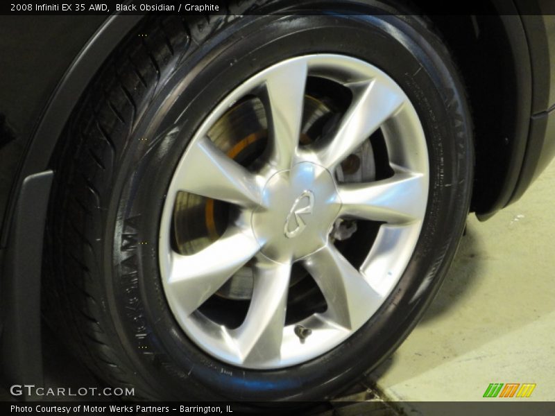 Black Obsidian / Graphite 2008 Infiniti EX 35 AWD