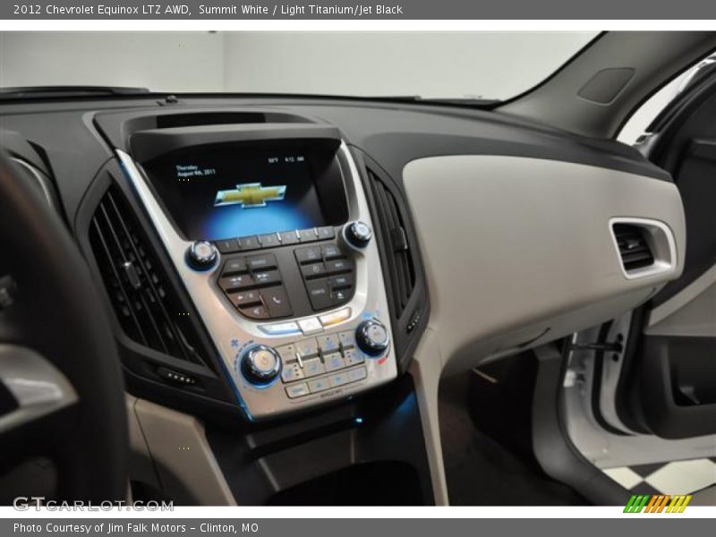 Summit White / Light Titanium/Jet Black 2012 Chevrolet Equinox LTZ AWD