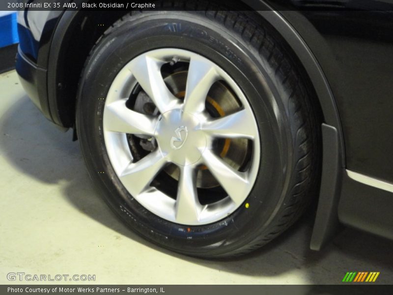 Black Obsidian / Graphite 2008 Infiniti EX 35 AWD