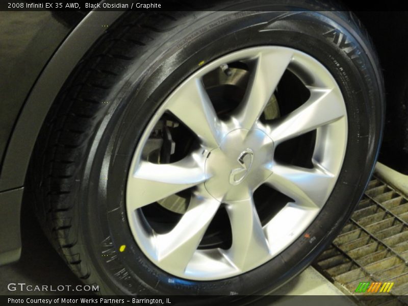 Black Obsidian / Graphite 2008 Infiniti EX 35 AWD