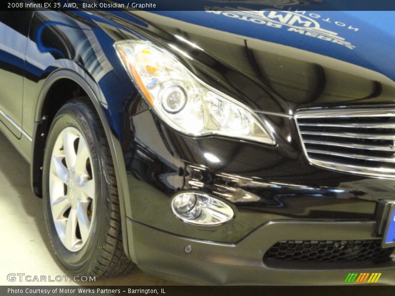 Black Obsidian / Graphite 2008 Infiniti EX 35 AWD
