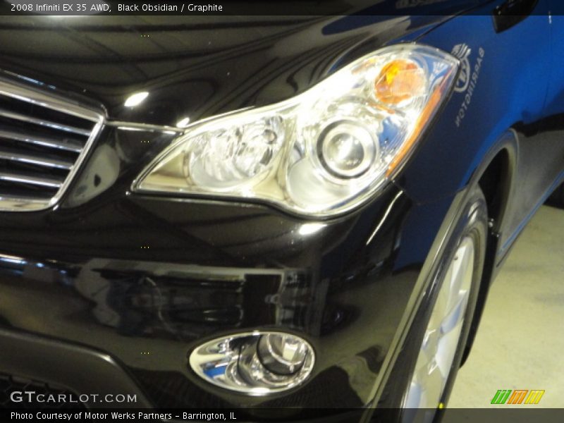 Black Obsidian / Graphite 2008 Infiniti EX 35 AWD