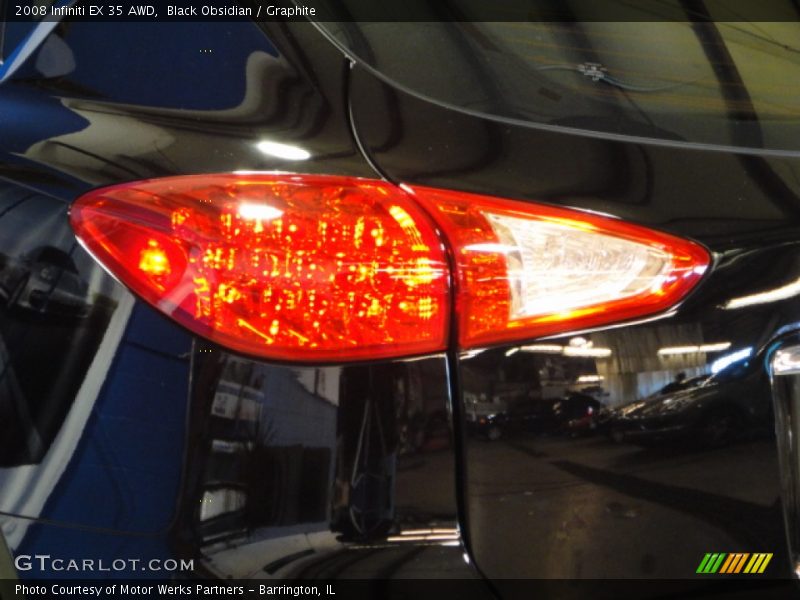 Black Obsidian / Graphite 2008 Infiniti EX 35 AWD