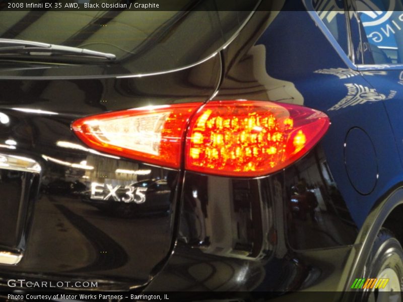 Black Obsidian / Graphite 2008 Infiniti EX 35 AWD